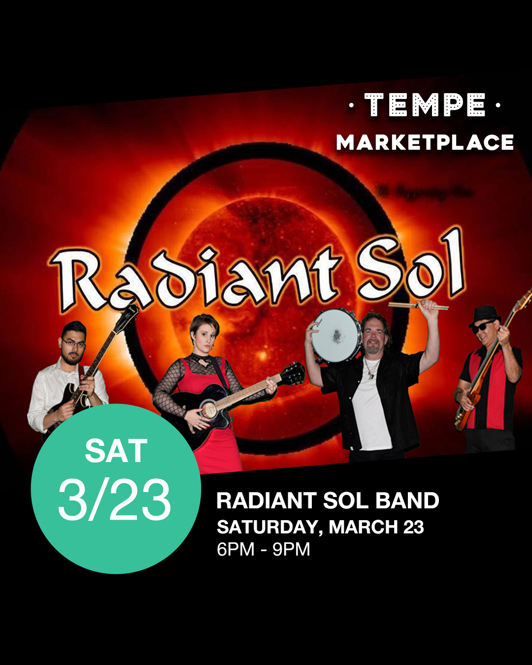 Radiant Sol Band Nameless Presents