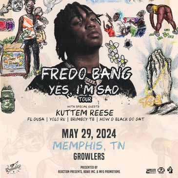 Fredo Bang - Yes, I'm Sad Tour at Growlers - Memphis,TN-img