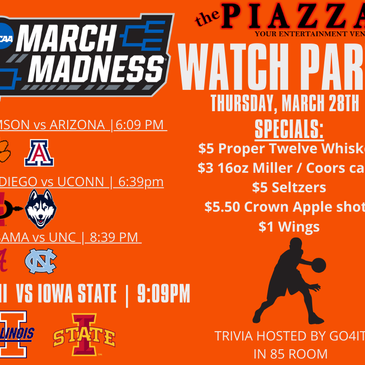 March Madness Watch Party & Trivia at The Piazza-img