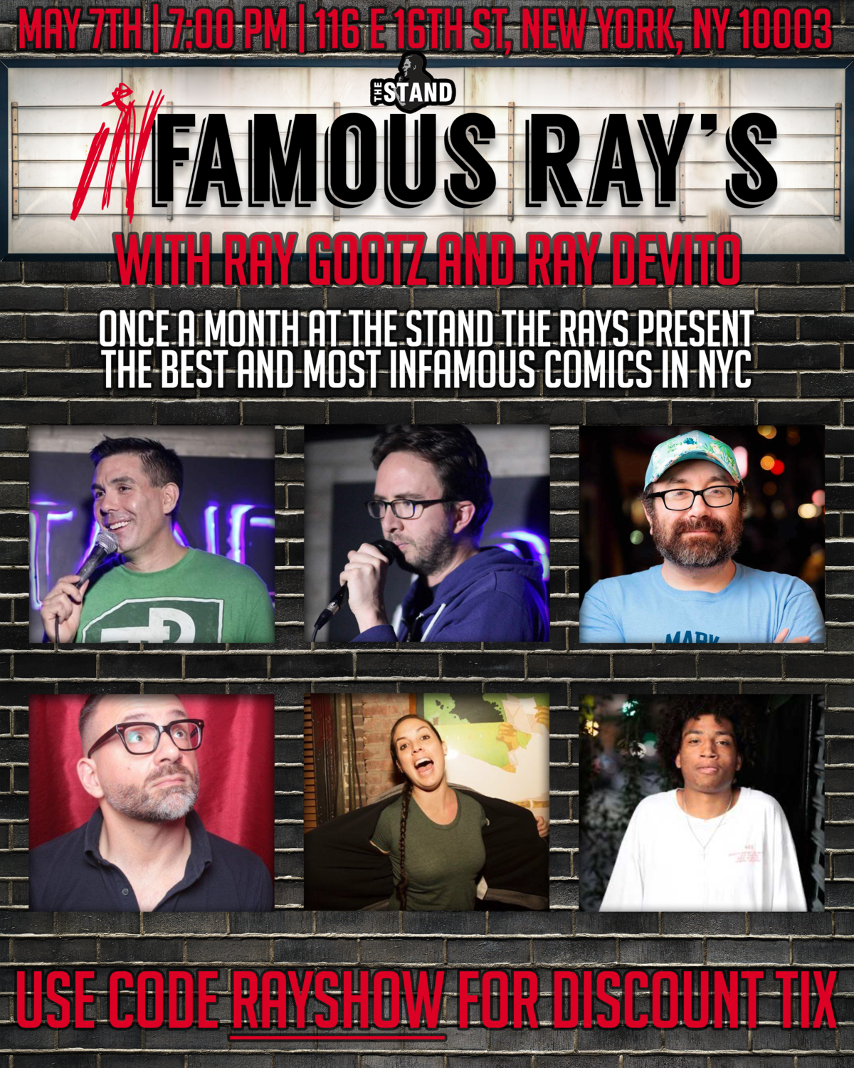 Ray DeVito & Ray Gootz Presents: inFamous Rays!