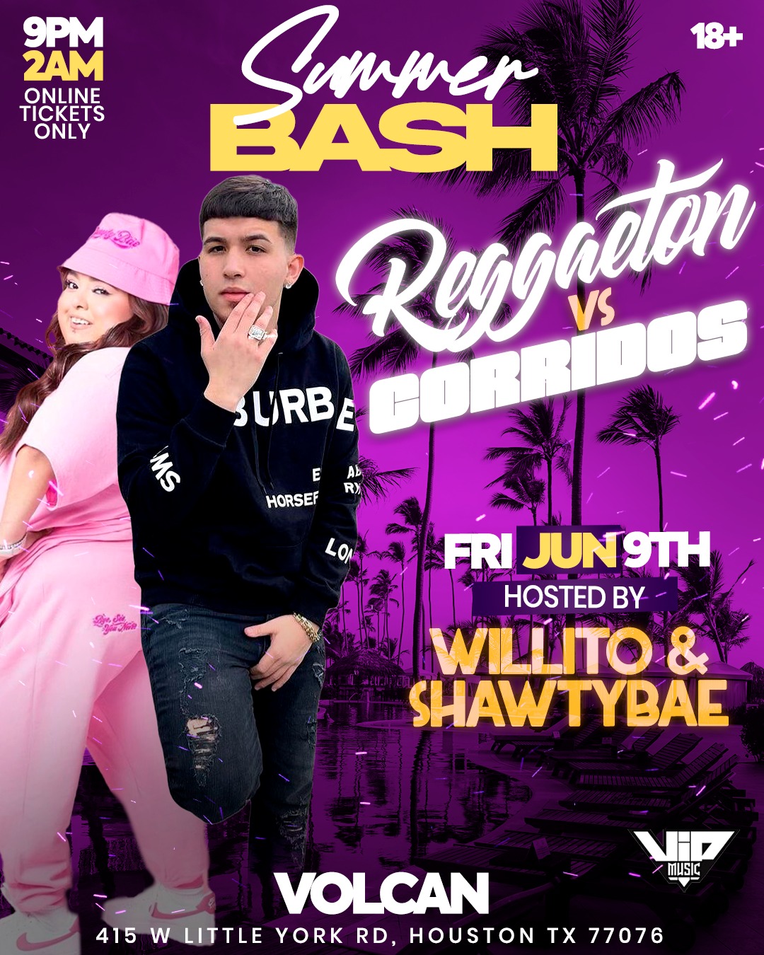 Buy tickets to Summer Bash Hosted by: Shawtybae & Willito on June 9, 2023