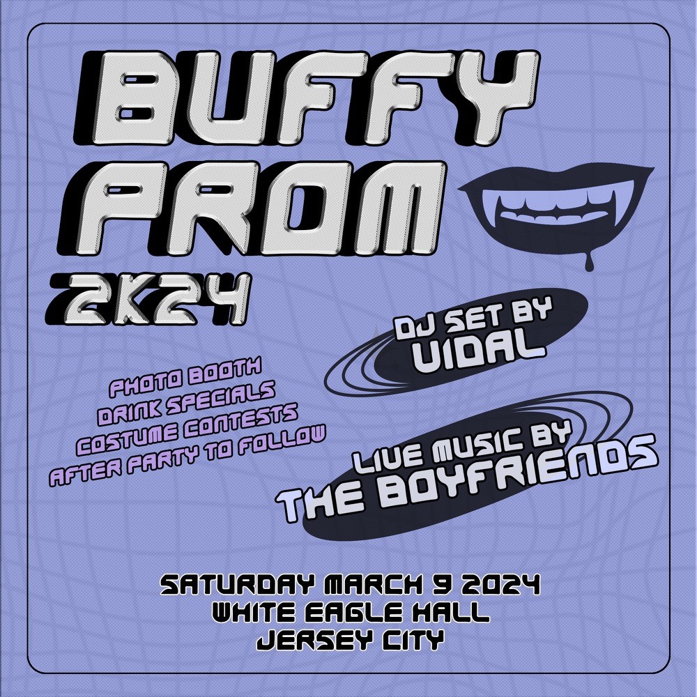 Buy tickets to Buffy Prom in Jersey City on March 9, 2024