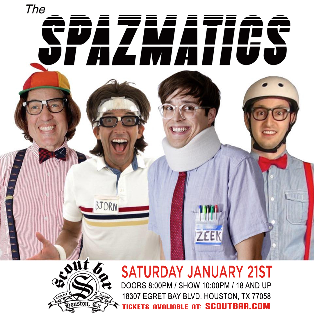 Buy tickets to THE SPAZMATICS in Houston on January 21, 2023