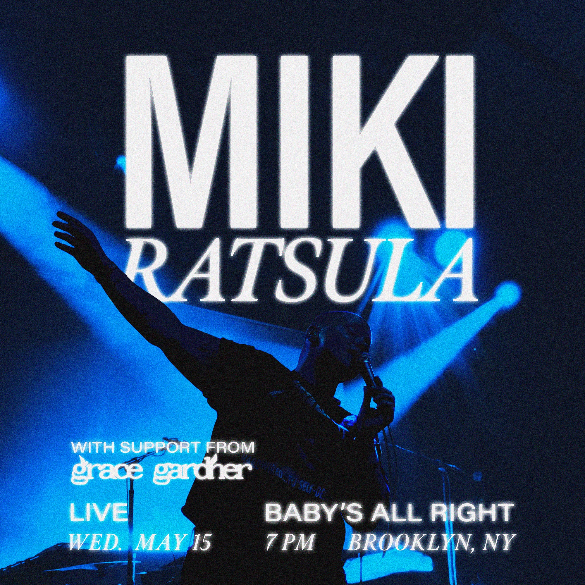 Buy tickets to Miki Ratsula in Brooklyn on May 15, 2024