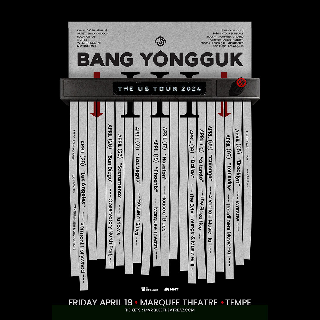 BANG YONGGUK III THE US TOUR 2024