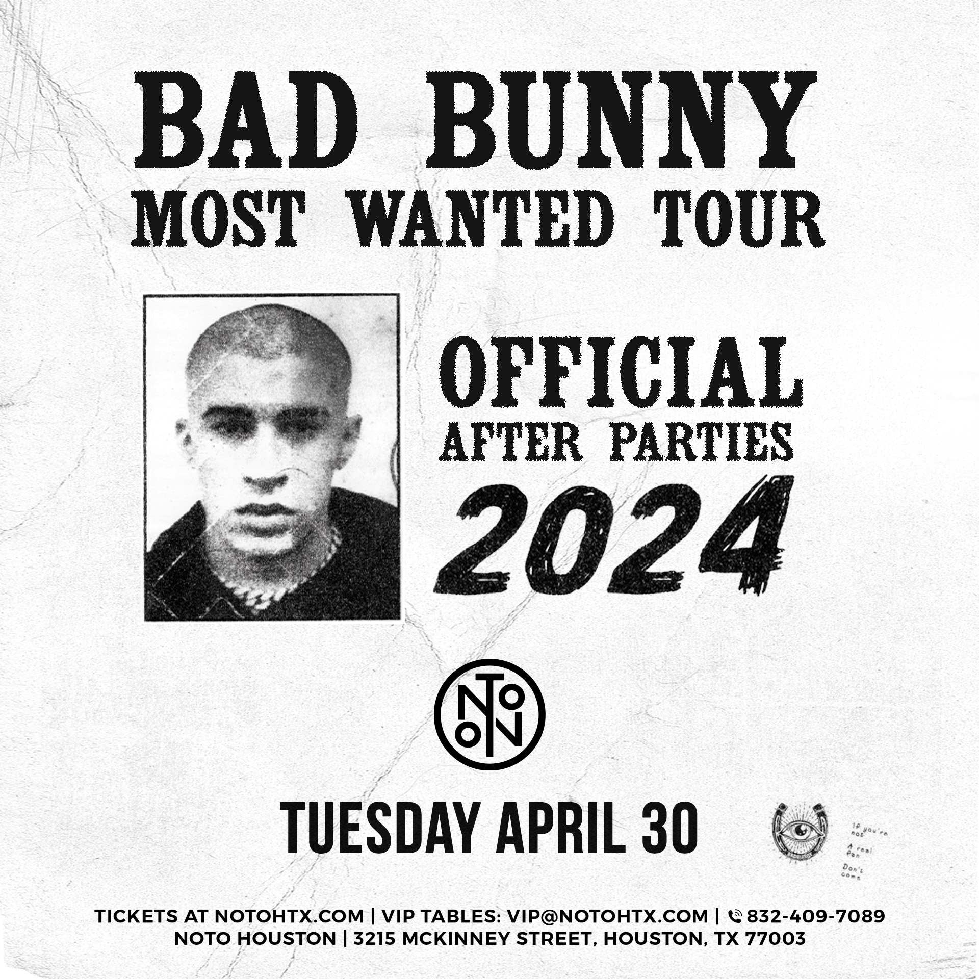 Buy tickets to Bad Bunny Most Wanted Tour Official After Parties in Houston  on April 30, 2024