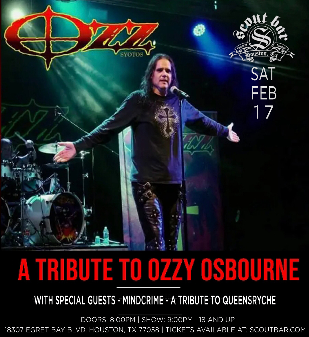 Buy tickets to OZZ a tribute to Ozzy Osbourne in Houston on February