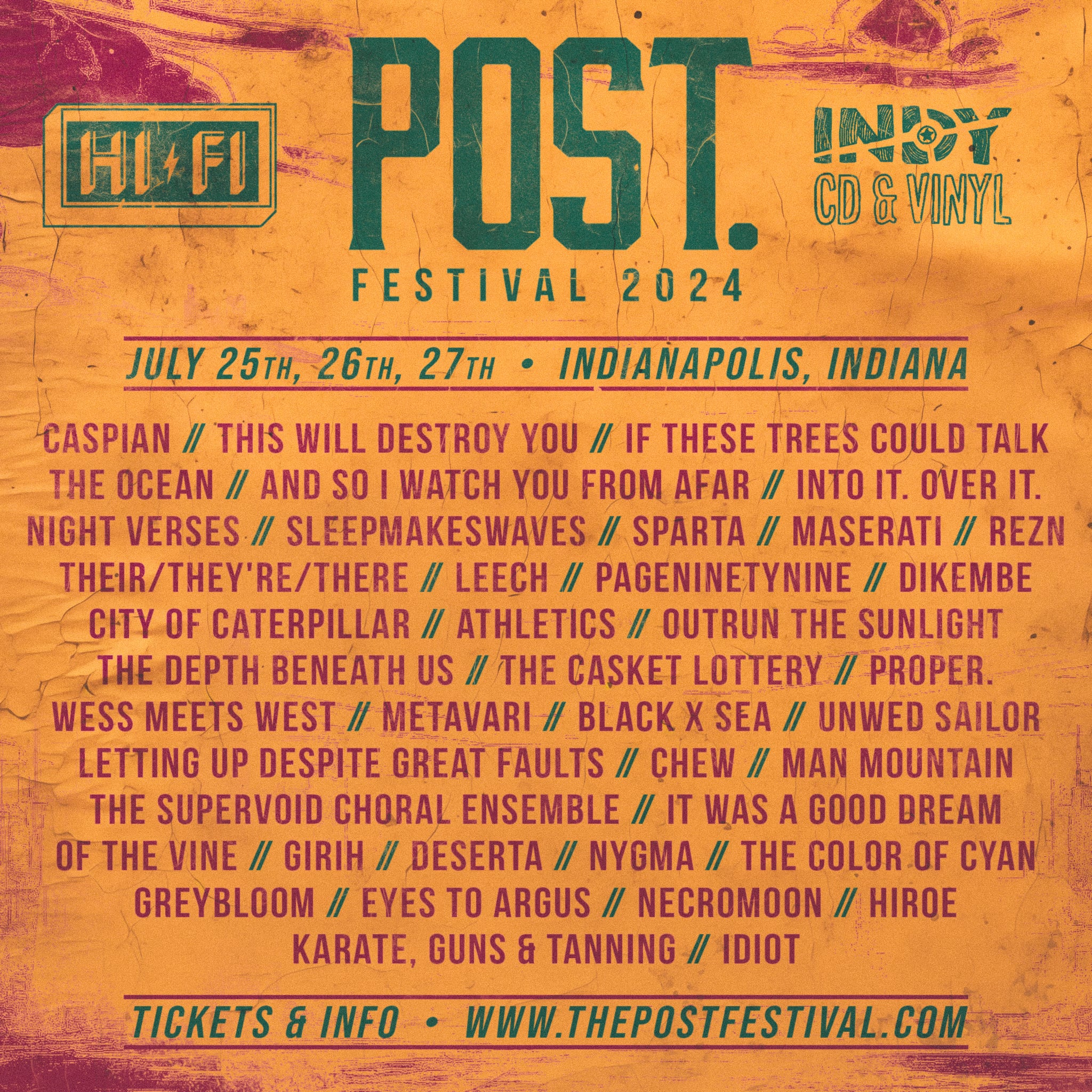 Buy tickets to POST. FESTIVAL 2024 HIFI & HIFI Annex in