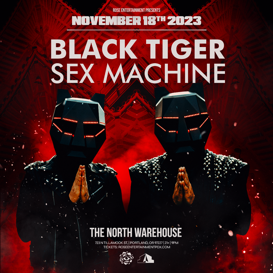 Buy tickets to Black Tiger Sex Machine in Portland on November 18, 2023