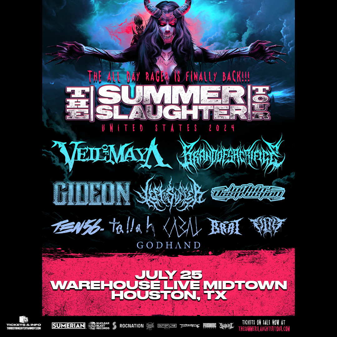 Buy tickets to SUMMER SLAUGHTER in Houston on July 25, 2024