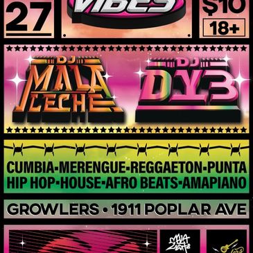 Vibes - Reggae vs. Reggaeton at Growlers - Memphis, TN-img