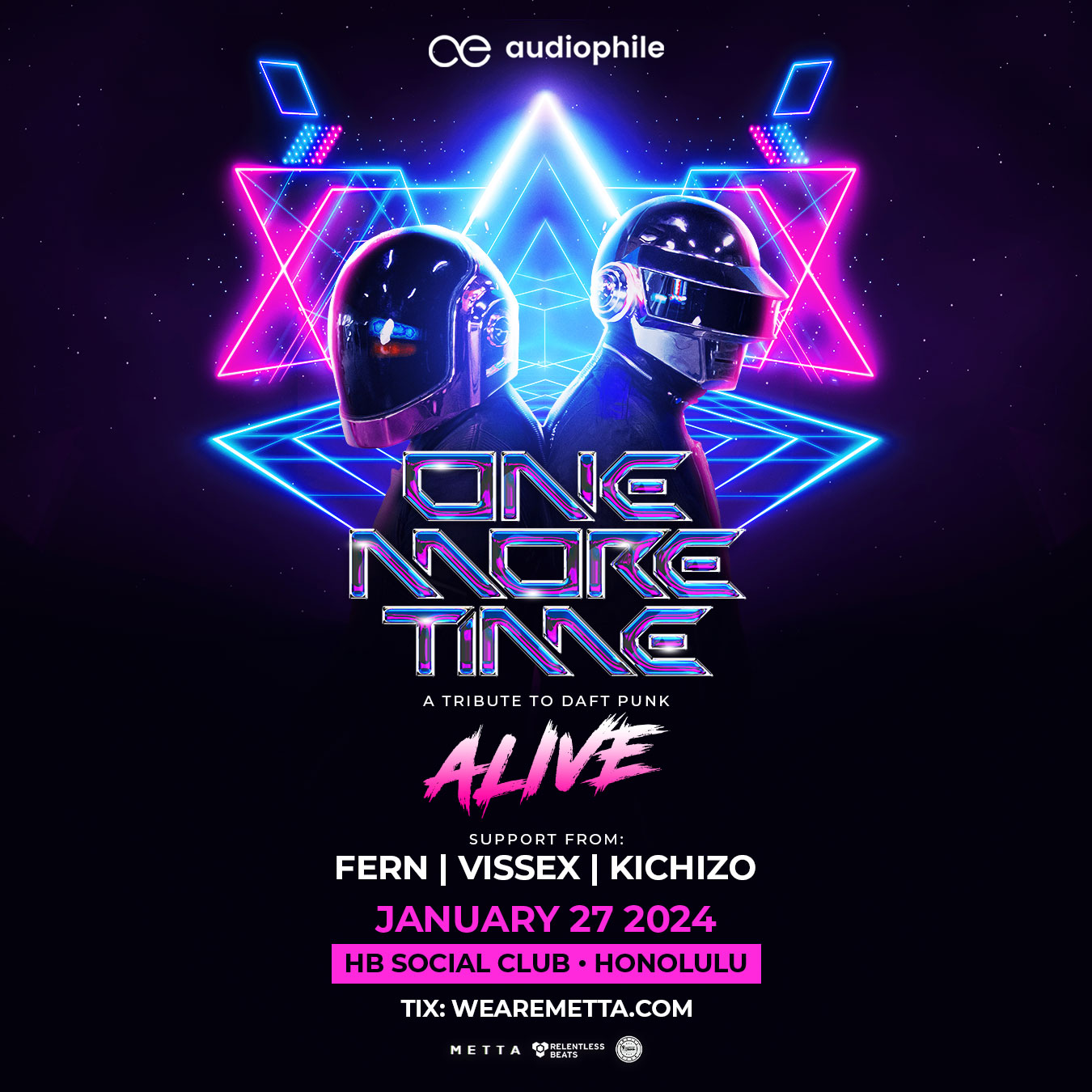 Buy tickets to One More Time A Tribute to Daft Punk in Honolulu on