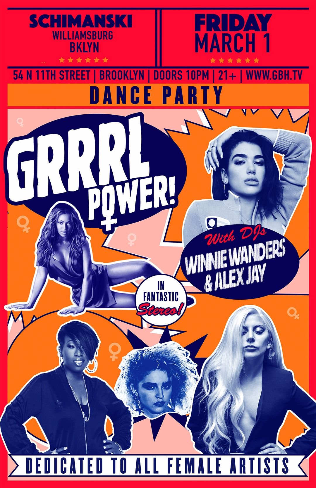 Buy Tickets To Grrrl Power [all Female Artist Dance Party] In Brooklyn 