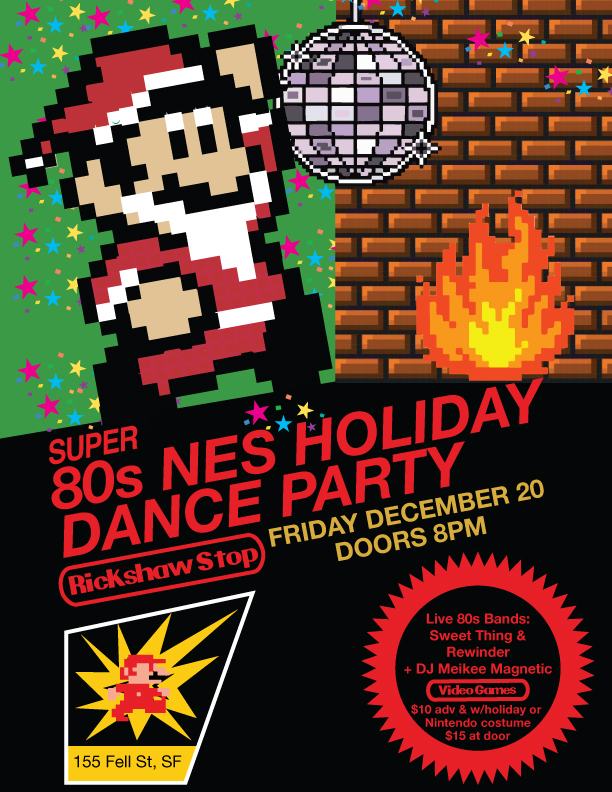 Super 80s NES XMAS Dance Party