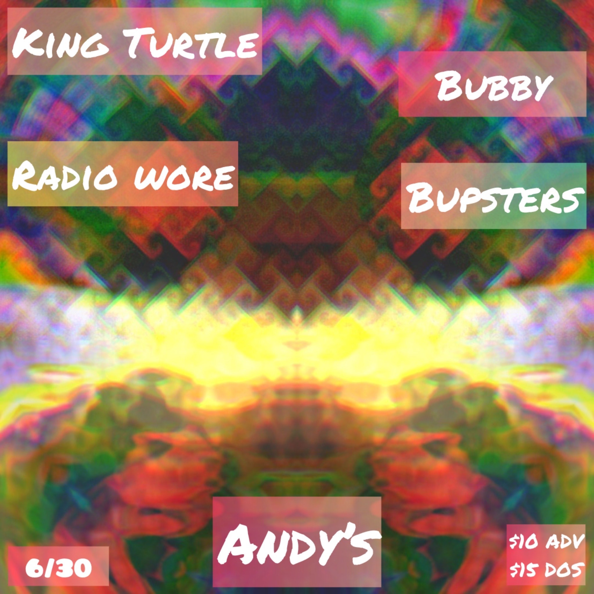 Buy tickets to King Turtle, Bubby, Radio Wore, Bupsters in Denton on ...