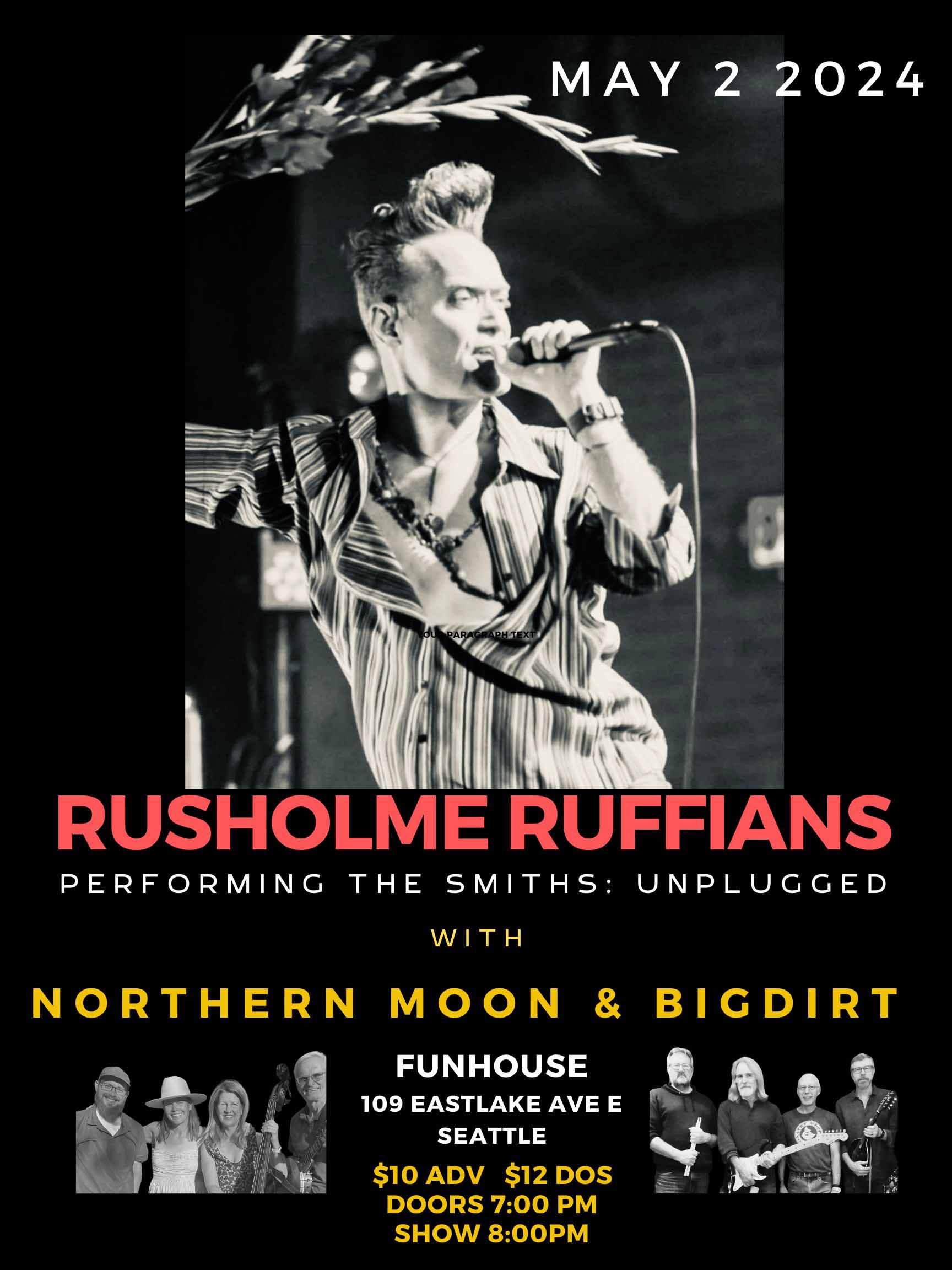 Rusholme Ruffians - performing The Smiths: Unplugged