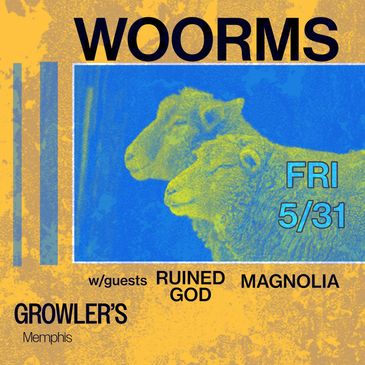 WOORMS w/ Ruined God & Magnolia at Growlers - Memphis,TN-img