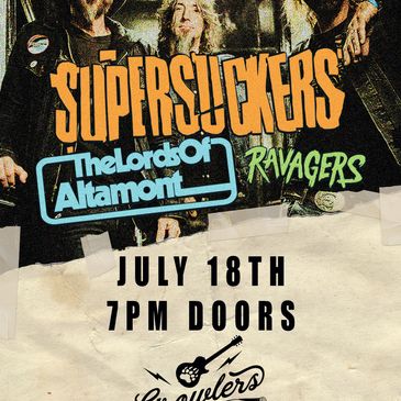 Supersuckers w/ The Lords of Altamont, Ravagers at Growlers-img
