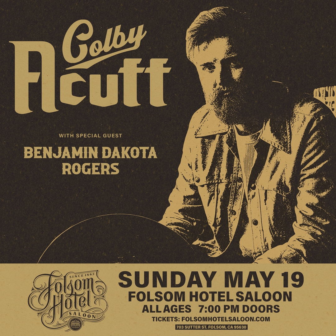 Buy tickets to Colby Acuff in Folsom on May 19, 2024