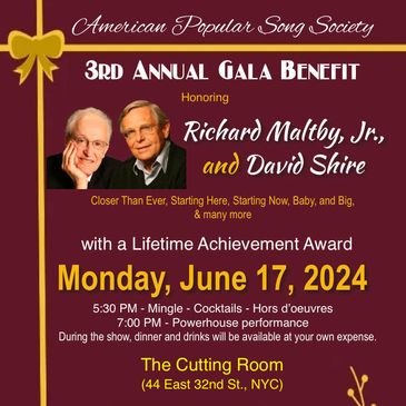American Popular Song Society 3rd Annual Gala Benefit-img