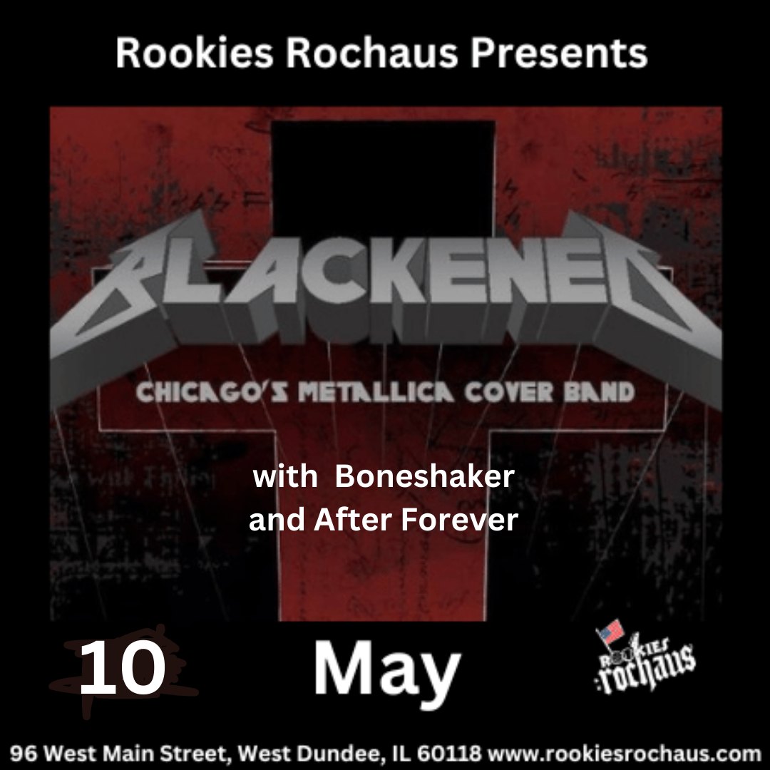 Buy tickets to Rookies Rochaus Presents Blackened/Ultimate Metallica ...